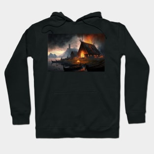 Viking War painting Hoodie